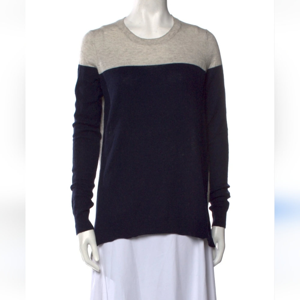 Vince Color Block Wool Cashmere Sweater Size Small